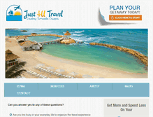 Tablet Screenshot of just4utravel.com